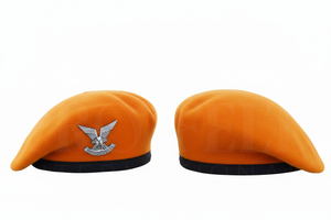 100% High Quality <b>Beret</b> Cap With Structured Shape Breathable Material Comfortable Fit Custom Size Uniform Accessory Hats - Product Image 5
