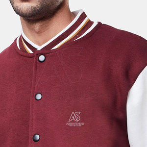 Best Selling Varsity Winter Jacket New Arrival Casual <b>Covered</b> <b>Button</b> Breathable Material Eco-Friendly Lightweight Outdoor - Product Image 6