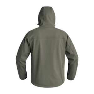 Veste Softshell Noire pour Homme AMDAA ENTERPRISES, Col Montant, Fermeture Éclair, Logo Personnalisé, Coupe-Vent, Résistante à l'Eau, Respirante - Product Image 3