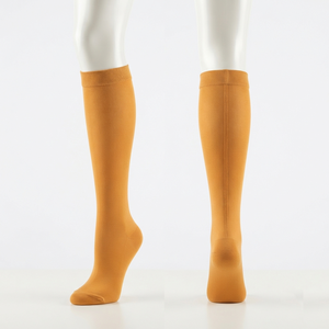 <b>Women</b> Scrub <b>Socks</b> 200 GSM Combed Cotton Blend Green Custom Embroidery Jacquard Printed Logo Knee High <b>Compression</b> Men <b>Sock</b> - Product Image 4