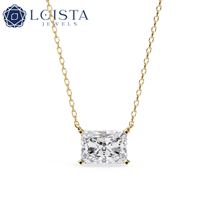 Lab Grown Diamond <b>Pendant</b> 10K 14K 18K <b>Solid</b> <b>Gold</b> CVD HPHT Solitaire <b>Pendant</b> DEF VVS 0.5ct-5ct Lab Diamond IGI Certificate - Product Image 1