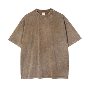 เสื้อยืดคอกลมแขนสั้นสีแดงเบอร์กันดี ทรงปกติ ผ้าฝ้ายเจอร์ซีย์ 100% แบบยูนิเซ็กซ์ สวมใส่สบาย เป็นมิตรกับสิ่งแวดล้อม แห้งเร็ว เนื้อผ้าหนา - Product Image 1