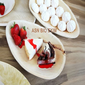 แผ่นปาล์มใบ Areca แบบใช้แล้วทิ้งเป็นมิตรกับสิ่งแวดล้อมสามารถเข้าไมโครเวฟและรีไซเคิลได้สำหรับบุคคลที่ใส่ใจต่อสิ่งแวดล้อม - Product Image 1