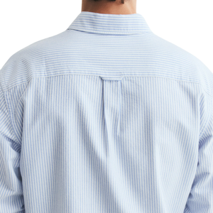 Chemise Oxford pour homme, coupe classique, en coton, manches longues, boutonnée, décontractée, pour le bureau, confortable et élégante. - Product Image 5