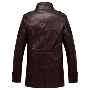 Veste en similicuir tendance, plus épaisse, plus chaude, 2026 - Product Image 5