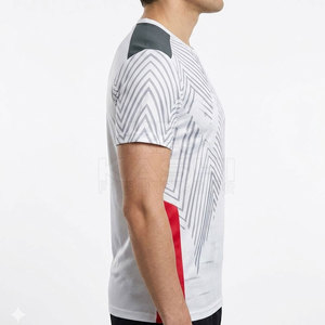 เสื้อยืดกีฬาลำลองผู้ชาย ผ้าฝ้ายแท้ 100% ทรงหลวม ระบายอากาศได้ดี เป็นมิตรกับสิ่งแวดล้อม สวมใส่สบาย น้ำหนักเบา เหมาะสำหรับการฝึกอบรมแบบมืออาชีพ - Product Image 4