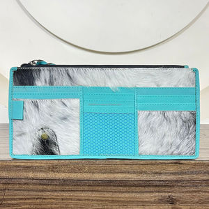 OEM ODM Wholesale New Arrival <b>Car</b> Sun Visor Organizer Genuine Cowhide Leather <b>Car</b> <b>Interior</b> Accessory Pocket Card Storage Wallet - Product Image 4