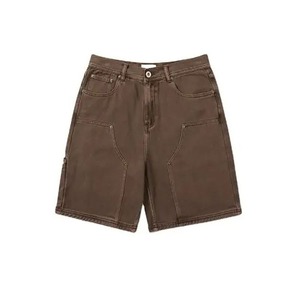 Shorts en jean imprimés pour hommes, coupe ample, collection été, haute qualité, méthode de tissage tricotée, coupe droite, taille mi-haute, imperméable - Product Image 1