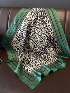 Custom Logo Satin Printed <b>Scarf</b> Fabric Wholesale for European Israel Island Private Label Branding Marketing Gifts OEM ODM - Product Image 3