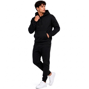 Ensemble de survêtement en coton épais pour homme 300-350 GSM, sweat à capuche et pantalon de jogging, fabricant en gros personnalisé - Product Image 5