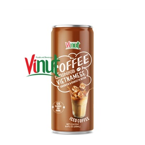 กาแฟอาราบิก้า โรบัสต้า ลาเต้ กระป๋องอะลูมิเนียม 250 มล. รับผลิตแบบ OEM ODM แบรนด์ส่วนตัว VINUT สำหรับผู้ค้าส่งและผู้นำเข้า - Product Image 2