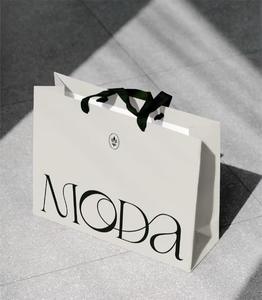 Bolsas de Compras de Papel Kraft de Lujo con Logotipo Personalizado y Asa de Cinta para Zapatos, Ropa y Regalos, Suministro del Fabricante - Product Image 5