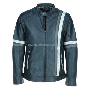 Men's Premium Lambskin <b>Leather</b> Bomber <b>Jacket</b> Motorcycle Rider Fashion Export Quality Manufacturer - Product Image 1