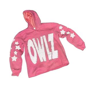 Sudadera con capucha desgastada con lavado ácido Vintage de algodón estampado de peso pesado logotipo personalizado hombres sudaderas con capucha casuales Uso de cremallera completa térmica - Product Image 1