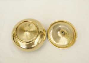 High Quality Brass Masala <b>Box</b> with Lid Spice Storage Organizer - Product Image 2