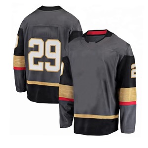 Jersey de Hockey sobre Hielo de Punto Impreso Transpirable y Resistente |   Camiseta Deportiva con Hombros Acolchados de Doble Capa |   Personalizable al por Mayor - Product Image 1