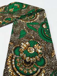 Tela de algodón con estampado de cera africana de Siyara Leone, taparrabos personalizados de alta calidad con patrones vibrantes, perfecto para uso tradicional - Product Image 4