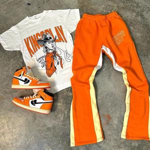 ชุดวอร์มผ้าฝ้าย100% แขนสามส่วนของผู้ชายชุดวอร์มผ้าฝ้าย100และชุดสูทฤดูร้อนพิมพ์ลายดิจิตอล - Product Image 1