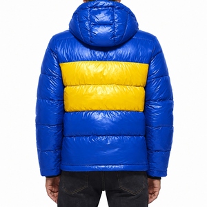 Oem Custom <b>Waterproof</b> Zipper Bubble Jacket Durable Down <b>Padded</b> Bubble Puffer Jacket For Men Wholesale Good Material - Product Image 2