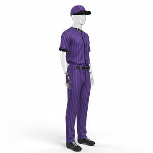 Uniforme de Béisbol Personalizado Sublimado con Pantalones y Gorra, Impresión Digital 3D de Alta Calidad - Product Image 3