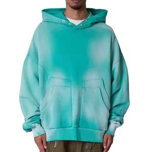 Sudadera con Capucha Personalizada con Lavado Ácido, 100% Algodón Suave para Hombre, Talla Grande, 2026 - Product Image 1