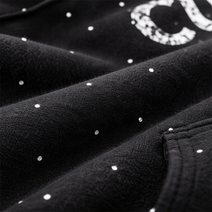 Sudadera con Capucha Negra Personalizada para Hombre, Estilo Urbano, Oversize, con Bolsillo Frontal y Capucha con Cordón Ajustable - Product Image 5