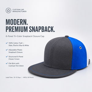 Custom Rubber Patch 6 Panel Snapback Baseball Cap Brushed Cotton Wholesale Bulk Supplier Buckle Closure For Men Women Teams New - Product Image 1