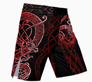 Pantalones Cortos de MMA con Estampado Personalizado, Diseño de Latido de Corazón Azul, Sublimación, Ropa de Artes Marciales Mixtas, Secado Rápido, Pantalones Cortos de Lucha para Hombre - Product Image 6