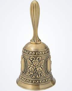 Campana de mano de latón de calidad, herramienta de sonido fiable para profesores, recepcionistas y personal de servicio - Product Image 2