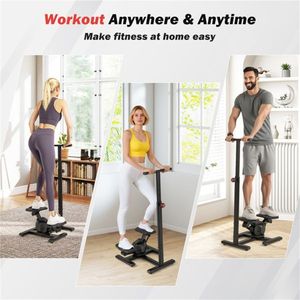 Multi-Functional 300lbs Capacity Stair Stepper Non-Slip Pedals & Stable Metal Frame with <b>Step</b>+Twist Design - Product Image 5