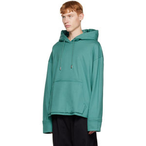Sudadera con Capucha Extra Grande para Hombre, Color Sólido, Felpa, Informal, Manga Larga, para Otoño - Product Image 6