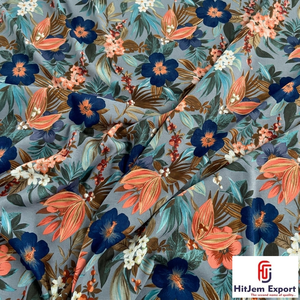 Fabricante de Telas de Poliéster Impresas Digitalmente Personalizadas, Textil Duradero y Moderno para Prendas, Vestidos, Decoración del Hogar, Exportación - Product Image 5