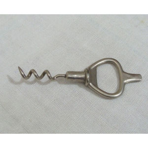 Sacacorchos plegable vintage con resorte, abridor de botellas de vino de metal antiguo, diseño de estribo de hierro, herramienta de bar para uso doméstico y hotelero - Product Image 1