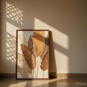 Cuadro Moderno de Acrílico con Marco, Arte de Pared Personalizado Hecho a Mano para Decoración de Dormitorio, Sala de Estar, Fondo de Sofá - Product Image 2