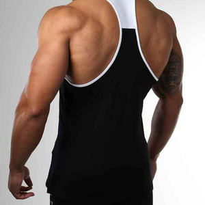 Débardeur respirant grande taille pour homme, sans manches, séchage rapide, en coton, pour le sport, l'extérieur, la gym, vente en gros - Product Image 4