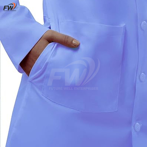 Women's Men Long Sleeve White Doctor Medical Coat Pharmacy Pet Shop Beauty Overalls Lab Coat White Labcoats Hospital Uniforms - Product Image 4