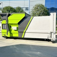 Station de compactage des déchets de haute qualité bacs 10cbm 12cbm 14cbm 16cbm collecte efficace des déchets boîte de vitesses de moteur manuelle
