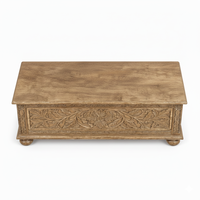 Table Basse en Bois Massif Faite à la Main, Design Écologique Branches Majestueuses Modernes pour Salon et Bureau à Prix Avantageux