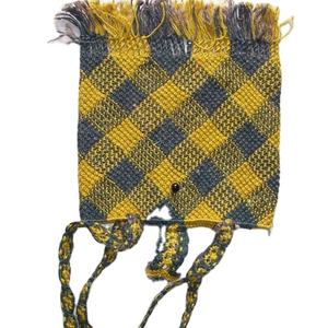 Bolso de Mano de Cuero Genuino con Patrón de Piedras para Mujer, Forro de PVC, Cierre de Cremallera, Bordado, Correa Única, Moda Otoñal, Tamaño 7 Pulgadas - Product Image 1