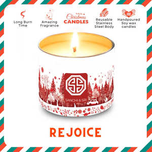 Vela de acero inoxidable de una sola mecha - Product Image 3