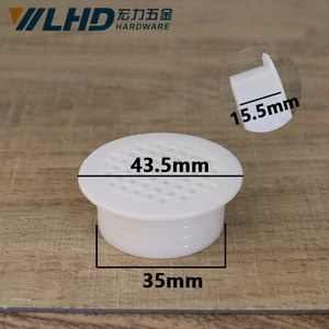 ตะแกรงระบายอากาศพลาสติก LHD ขนาด 35x53 มม. แบบด้านเดียว สำหรับเฟอร์นิเจอร์ - Product Image 2