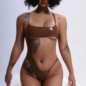 Combinaison gainante respirante pour femme, une pièce extensible, idéale pour la pole dance, performance mode, service OEM - Product Image 1