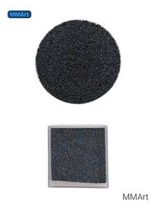 กรวดกรวดกลมสีดำลายจุดสีน้ำเงินสำหรับทาสีผนังแบบมีพื้นผิว - Product Image 2