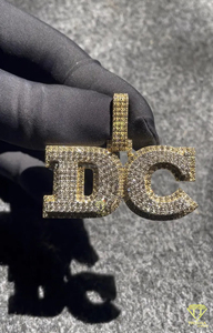 Collar con Letra DC Personalizada, Estilo Hip Hop, Joyería para Streetwear - Product Image 3