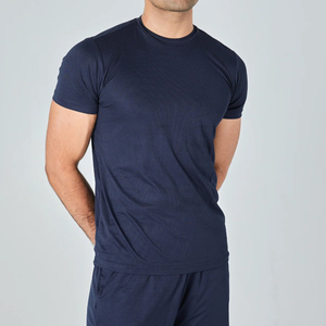 Camiseta Deportiva de Microtextura para Hombre, Corte Ajustado, Manga Corta, para Gimnasio, Fitness y Entrenamiento - Product Image 1