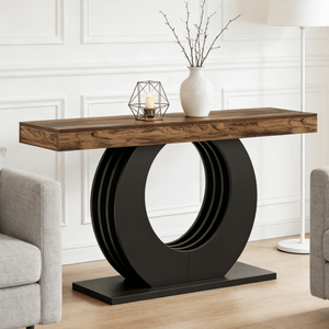Consolle Lunga Moderna di Lusso in Legno Massello per Ingresso, Appartamento, Hotel o Soggiorno - Arredamento Contemporaneo per la Casa - Product Image 4