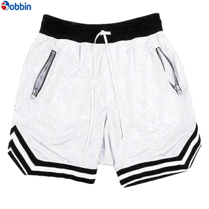 Pantalones Cortos Deportivos Cómodos para Hombre, Personalizados con Estampado Frontal, de Malla de Poliéster de Color Sólido, Ecológicos y de Secado Rápido - Product Image 6