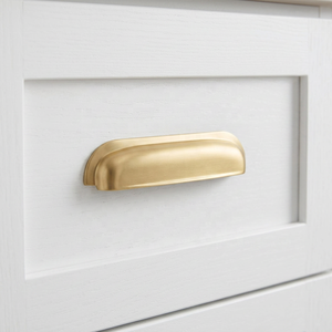 Modern Brass Drawer Pull <b>Handle</b> Bar Shape Durable <b>Kitchen</b> Cabinet Hardware <b>Gold</b> Finished Classic Design Cabinet Drawer Wardrobe - Product Image 4