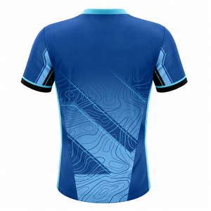 Conjuntos de Camisetas de Tenis y Pádel con Cuello en V, Sublimación Completa Personalizada, Manga Corta, Ecológicas, Ajuste Atlético, Secado Rápido, Uniforme Deportivo - Product Image 6