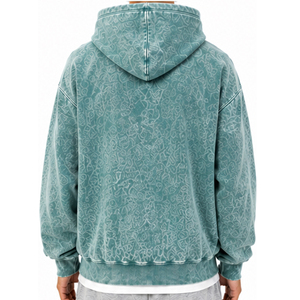 Sweat-shirt vintage personnalisé à col zippé, unisexe, coupe oversize, style streetwear, broderie personnalisée, fournisseur de vêtements - Product Image 5